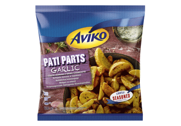 Šaldytos bulvių skiltelės su česnakais AVIKO, 600 g