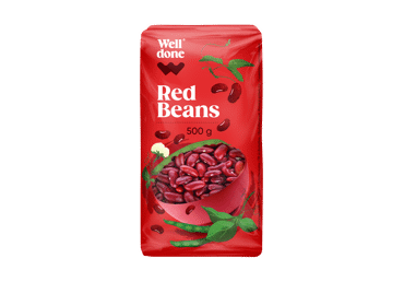 Raudonosios pupelės WELL DONE, 500 g