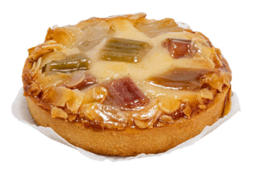 Tartlet with French cream and rhubarb, 145 g