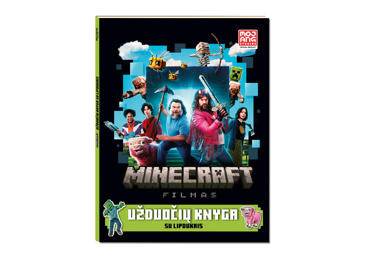 Knyga MINECRAFT. UŽDUOTĖLĖS SU LIPDUKAIS