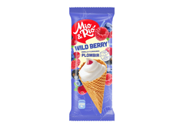 Plombyras MIO&RIO su miško uogų įdaru, vanilės skonio, 120 g