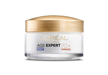 Maitinamasis naktinis kremas nuo raukšlių L’Oréal Paris Age Expert 70+, 50 ml