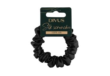 Šilkinė gumelė, DIVUS, mini, juoda, 1vnt.