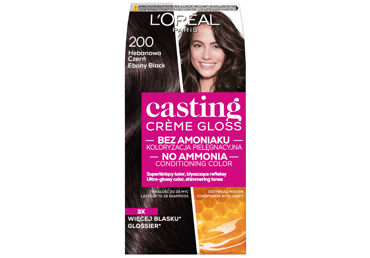 Plaukų dažai L'OREAL CASTING CREME GLOSS, Nr. 200, 1 vnt.