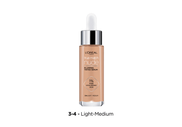Makiažo pagrindas L'OREAL TRUE MATCH NUDE, Nr. 3-4, 30 ml