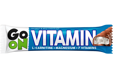 Baltyminis batonėlis GO ON su kokosais, 45 g