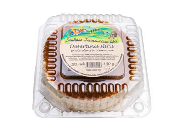 Desertinė varškė su obuoliais ir cinamonu, 20 % rieb., 330 g
