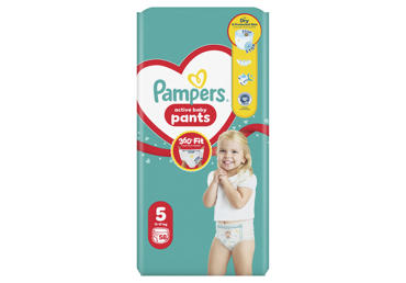 Sauskelnės - kelnaitės PAMPERS Pants, Giant Pack, 5 dydis, 58 vnt.