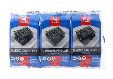 Seaweed snack with salt AJI, 15 g