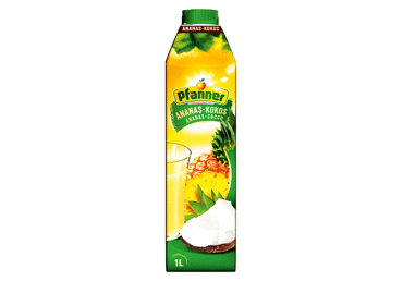 Pineapple and coconut juice drink PFANNER, 1 l