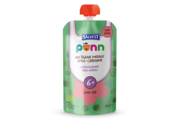 Ekologiška košė PONN GOOD DAY su obuoliais ir cinamonu nuo 6+ mėn., 110 g