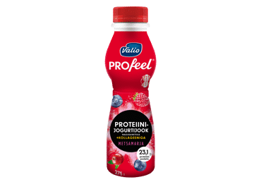 Drinkable white yogurt with forest berries VALIO PROFEEL, 0.1% fat, 275 g
