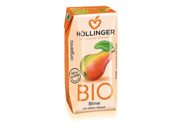 Organic pear nectar HOLLINGER BIO (60%), 200 ml