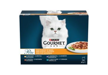 Kačių ėdalas GOURMET PERLE, įvairių skonių, 1,02 kg, 12x85g