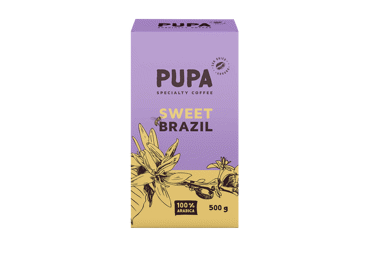 Malta kava PUPA SWEET BRAZIL 100 % ARABIKA, 500 g