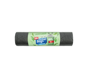 Kvapnūs šiukšlių maišai, 60 l, 10 vnt.