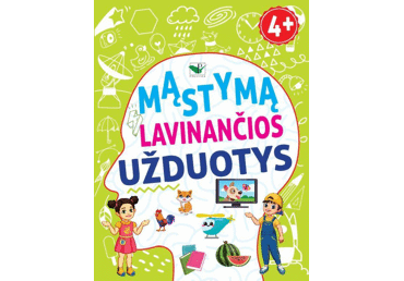 Knyga MĄSTYMĄ LAVINANČIOS UŽDUOTYS 4+, 1 vnt.