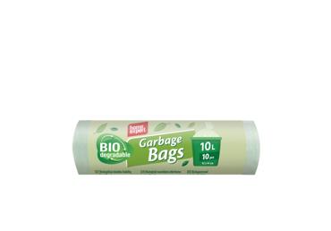 Bio.skaidūs šiukšlių maišai,10L,10vnt.