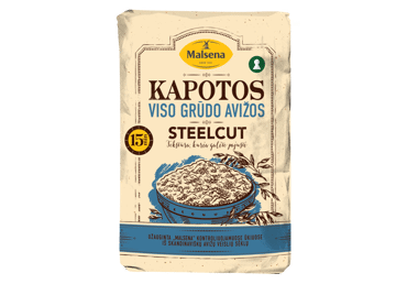 Whole grain chopped oats MALSENA, 1.2 kg