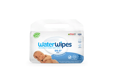 Wet baby wipes WATERWIPES, 144 pcs.