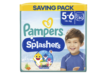 Sauskelnės-kelnaitės PAMPERS Pants Splashers, 5 dydis, 14+ kg, 10 vnt.
