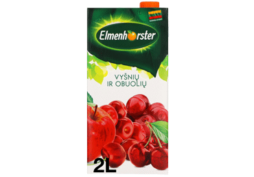 Vyšnių ir obuolių sulčių gėrimas ELMENHORSTER, 2 l