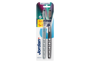 Dantų šepetėliai JORDAN ULTRALITE SOFT, 2 vnt., 2 vnt.