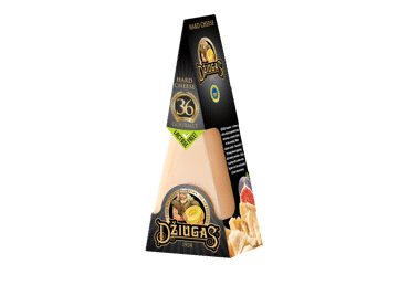 Kietasis sūris DŽIUGAS GOURMET, brandintas 36 mėn., 40 % rieb. s. m., 180 g