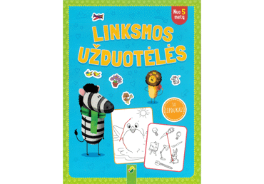 Knyga LINKSMOS UŽDUOTĖLĖS (MĖLYNA), 1 vnt.