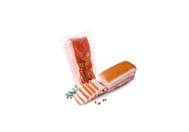 Cold smoked pork bacon KREKENAVA, a. r., 1 kg
