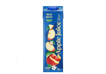 Obuolių sultys WELL DONE, TETRA PAK, 1 l