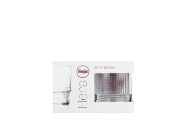 Stiklinė ILAJA Hera 320ml, 4vnt
