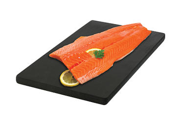 Šviežia atlantinių lašišų filė su oda, 1 kg