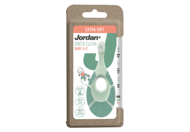 Kūdikių dantų šepetėlis JORDAN (0-2 m.), ypač minkštas, 1 vnt.