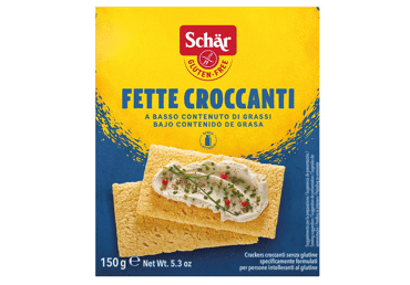 Traškios duonelės SCHAR FETTE CROCCANTI (be glitimo), 150 g