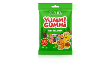 Saldainiai ROSHEN YUMMI GUMM BEARS, 70 g
