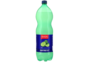 Gazuotas gėrimas RASA, kaktusų ir žaliųjų citrinų skonio, 2 l
