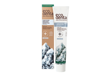 ECODENTA dantų pasta jautiriems dantims ir dantenoms su druska 75 ml