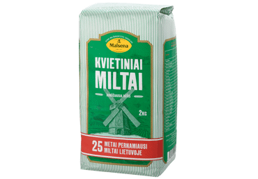 Kvietiniai miltai MALSENA, a. r., 550, 2 kg