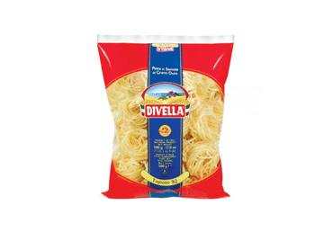 Makaronų lizdeliai DIVELLA TAGLIOLINI Nr. 92, 500 g