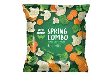 Frozen spring vegetable mix WELL DONE, 400 g