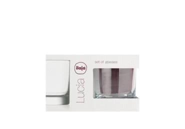 Stiklinė ILAJA Lucia 320ml, 4 vnt