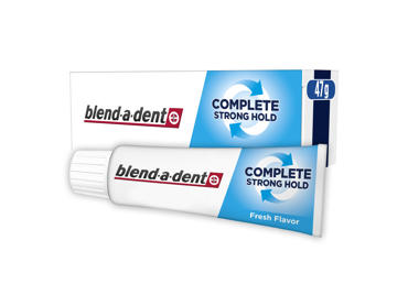 Fiksuojamasis dantų protezų kremas BLEND A DENT Complete Strong Hold, Fresh Flavor, 47 g