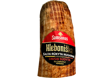 Š. r. sauso sūd. KLEBONIŠKA nugarinė su rūkytomis pap., a.r., 1 kg
