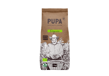 Кофейные зерна PUPA ORGANIC 100 % ARABIKA, 1 кг
