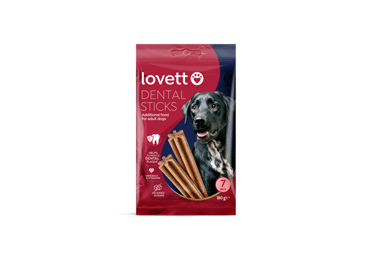 Dog chews LOVETT DENTAL STICK (7 pcs.), 180 g