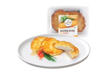 Kepti bulviniai blynai su mėsa, 1 kg