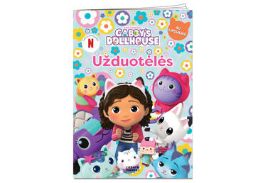 Knyga GABBYS DOLLHOUSE. SPALV. SU LIPD.