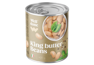 Canned butter beans WELL DONE, 400 g