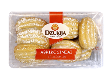 DZŪKIJOS APRICOT cookies, 250 g